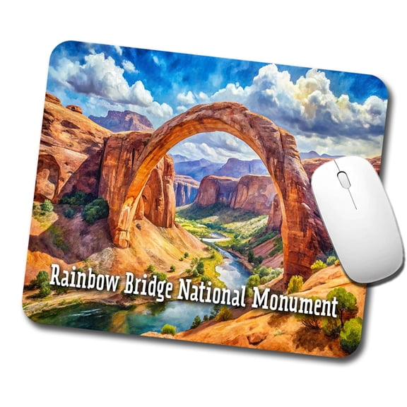 Rainbow Bridge National Monument Utah Mouse Pad Low Profile Gaming Mat