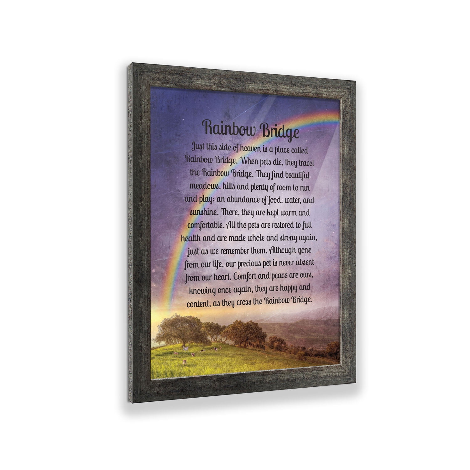 Rainbow Bridge Pet Memorial Gifts - Dog Memorial Gifts, Loss of Dog ...