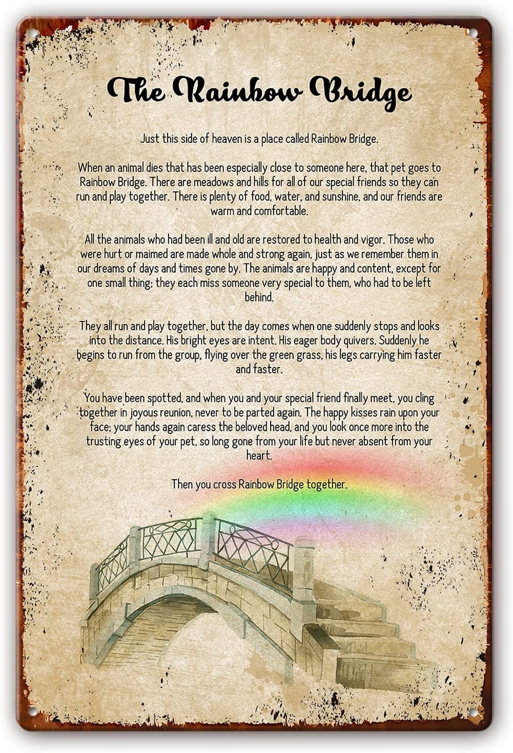 rainbow-bridge-poem-wall-art-metal-signs-poetry-posters-and-prints-artwork-for-kitchen-picture-decor-bathroom-decorations-for-bedroom-rectangular-modern-12x8inch-20x30cm-walmart-com