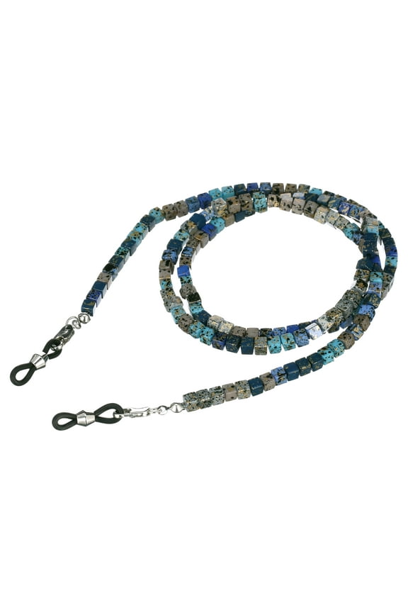 Blue Dalton Beaded Acrylic Unisex Eyeglass Chain