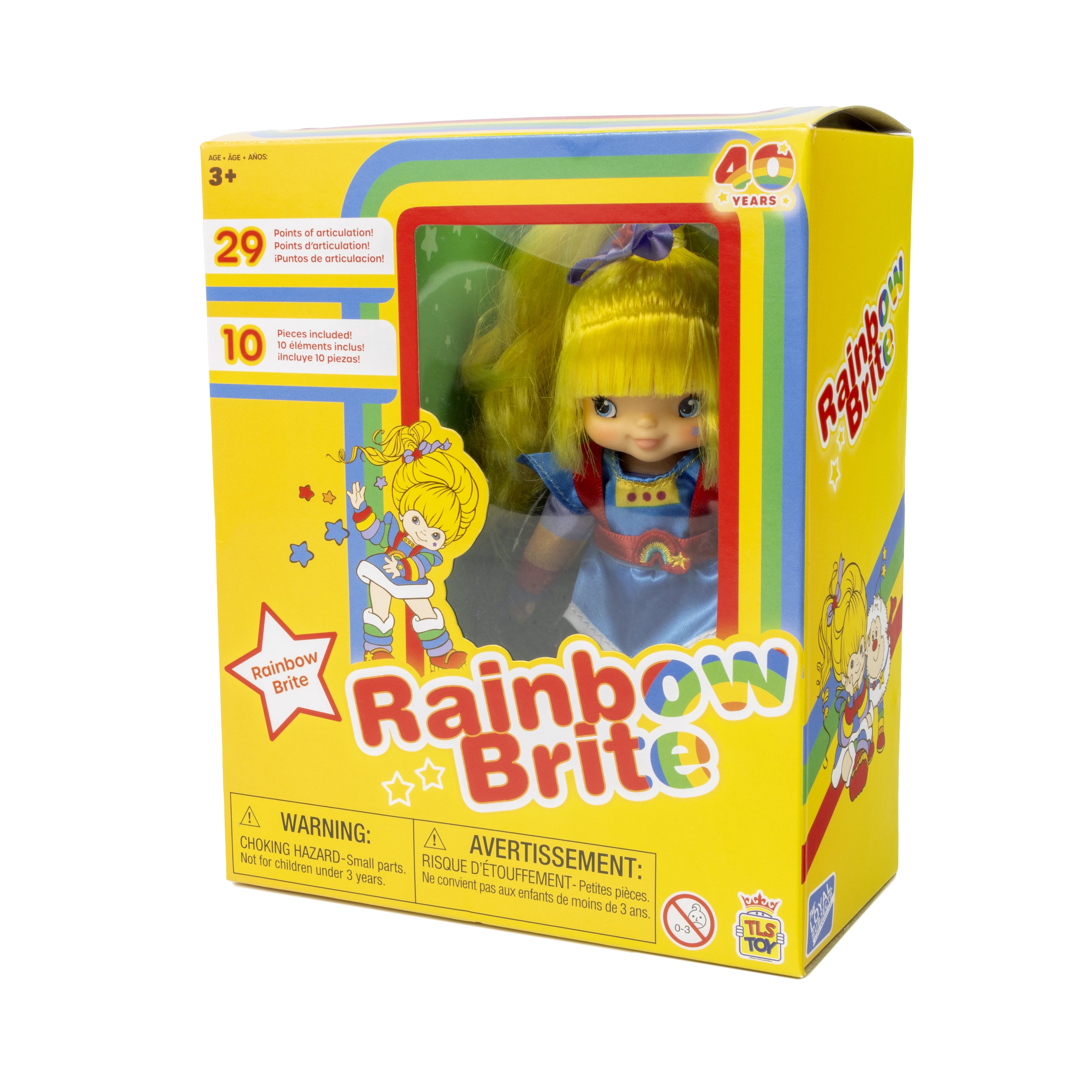 Rainbow Brite 5.5 inch Articulated Fashion Doll, Children Ages 3+