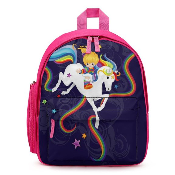 Rainbow Brite Backpacks Lightweight Bookbags Casual Daypack For Travel Hiking Work