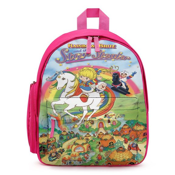 Rainbow Brite Backpacks Lightweight Bookbags Casual Daypack For Travel Hiking Work
