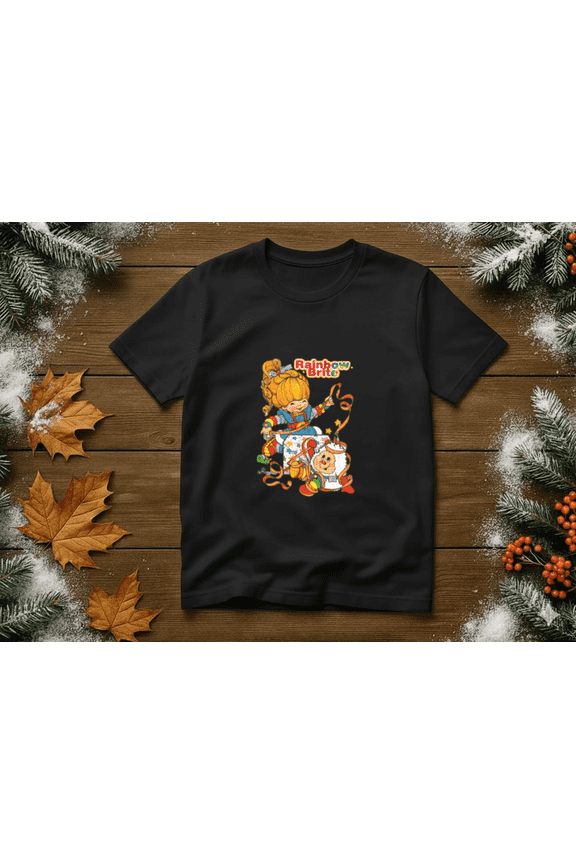 Rainbow Brite Birthday Gift Cute Retro Colorful Holiday Style Unisex T-Shirt, up to size 5XL