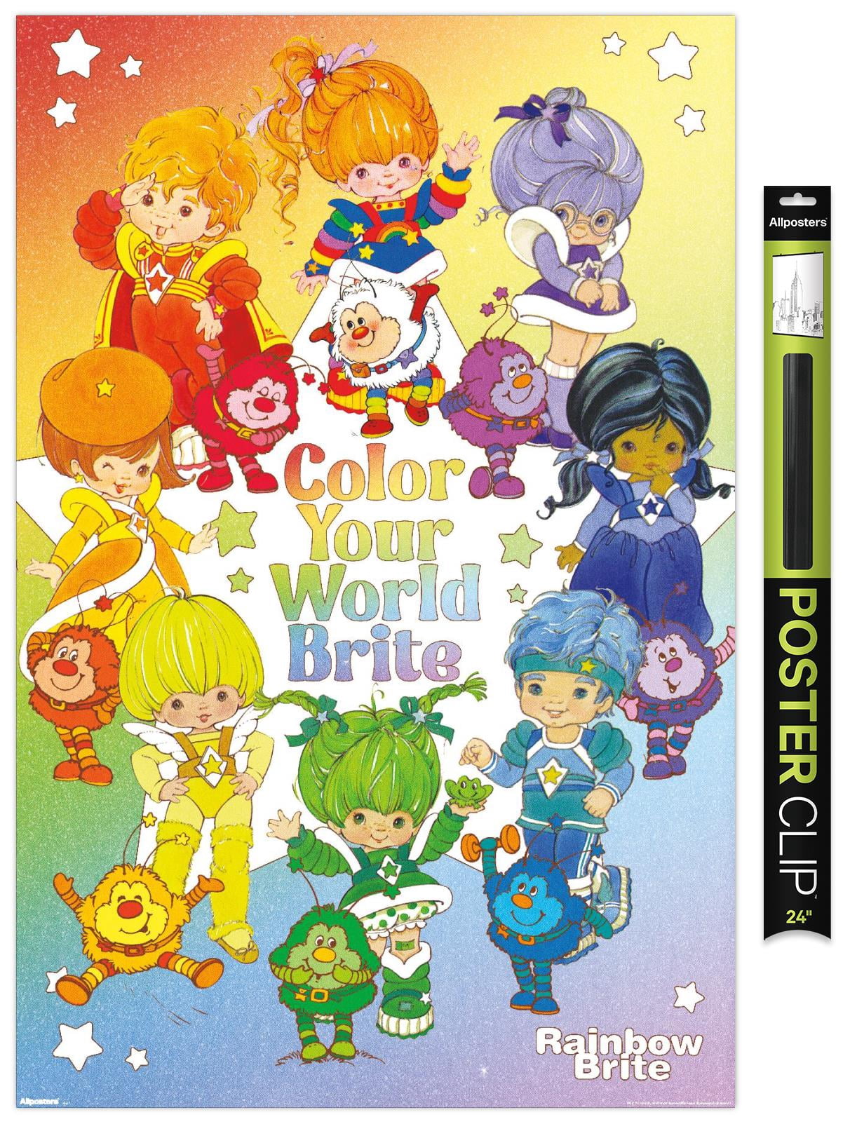 Rainbow Brite - Color Your World Brite Wall Poster, 22.375