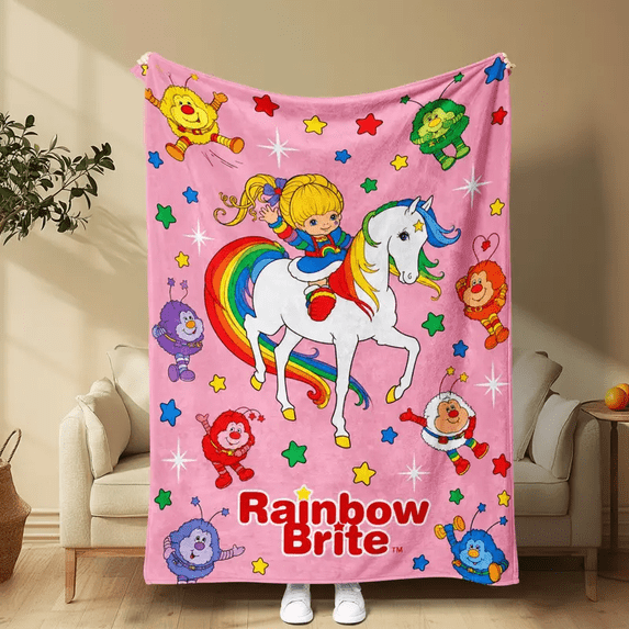 Rainbow Brite Colorful Star Sprites Purple Pink Rainbow Vintage Cartoon ...