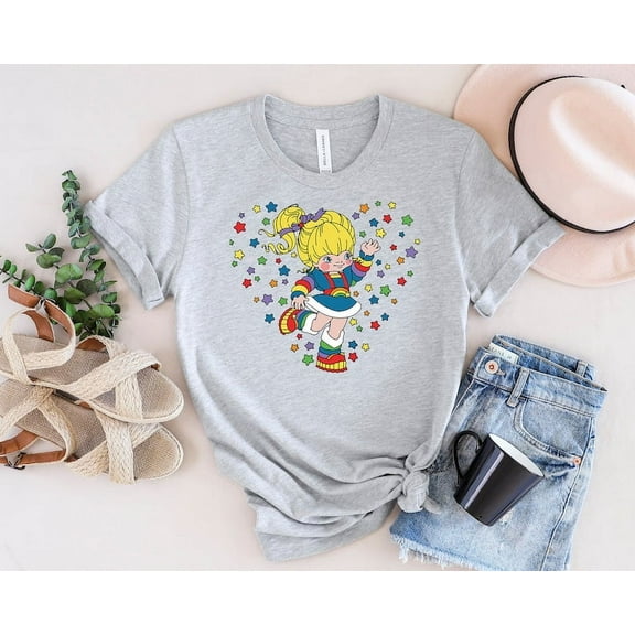 Rainbow Brite Heart Classic T-Shirt, Rainbow Brite Funny Shirt, Gift For Men And Women