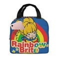 thumbnail image 1 of Rainbow Brite Insulated Lunch Bag Leakproof Waterproof Reusable Lunch Boxs Portable Durable Cooler Tote Bag Work Travel, 1 of 9
