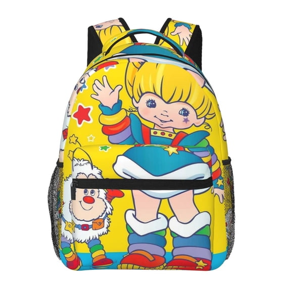 Rainbow Brite Lightweight Backpack Daypack Casual Shoulder Bags Travel Hiking Camping