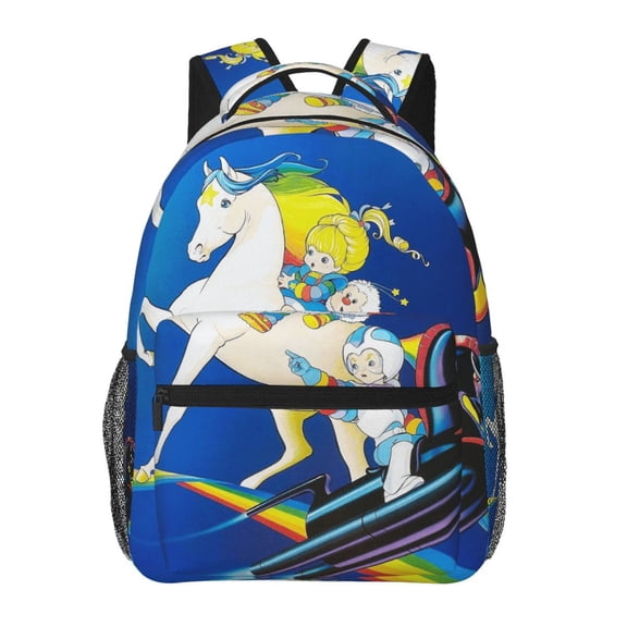 Rainbow Brite Lightweight Backpack Daypack Casual Shoulder Bags Travel Hiking Camping