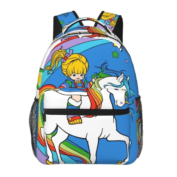 Rainbow Brite Lightweight Backpack Daypack Casual Shoulder Bags Travel Hiking Camping