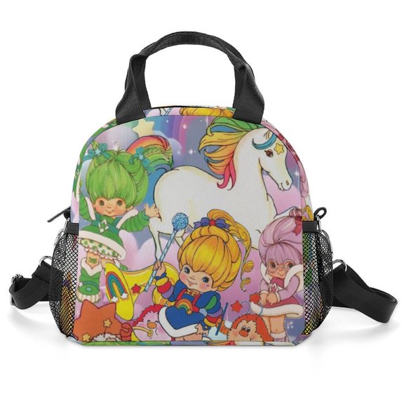 Rainbow Brite Lunch Bag Insulated, Lunch Box Bag Reusable Lunch Tote Bag, Lunch Box Container Bag Insulated for Work, Office, Travel, Picnic