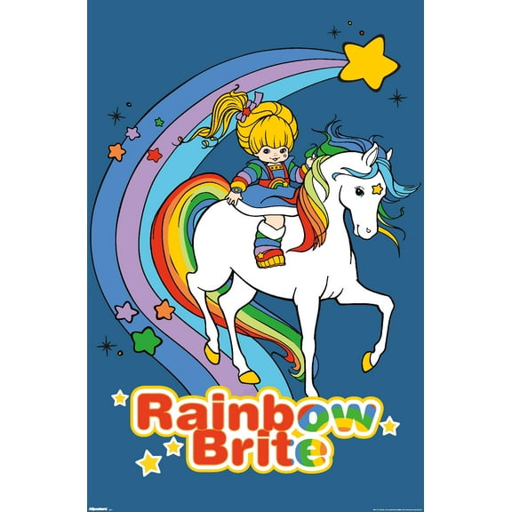 Rainbow Brite - Rainbow Bright & Starlite Wall Poster, 14.725" x 22.375"