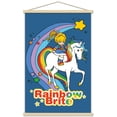 thumbnail image 1 of Rainbow Brite - Rainbow Bright & Starlite Wall Poster with Magnetic Frame, 22.375" x 34", 1 of 5