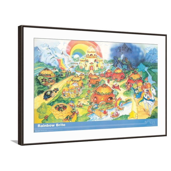 Rainbow Brite - Rainbow Land Canvas Wall Poster, 22.375" x 34"