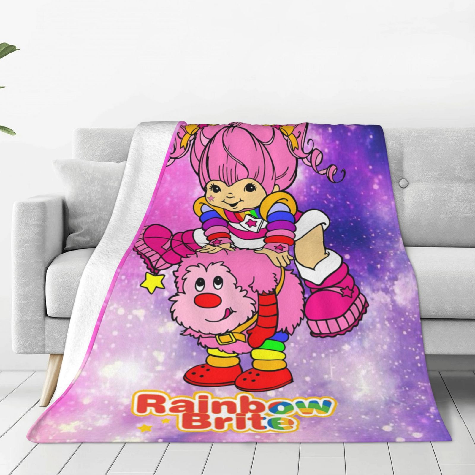 Rainbow Brite - Printed Blanket / Couverture Imprimée 115x160cm