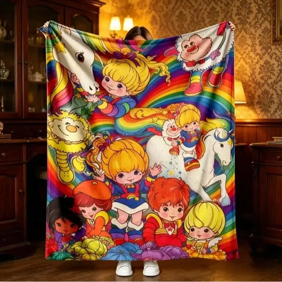Rainbow Brite Vintage Cartoon Rainbow Horse Sprites Colorful Character ...