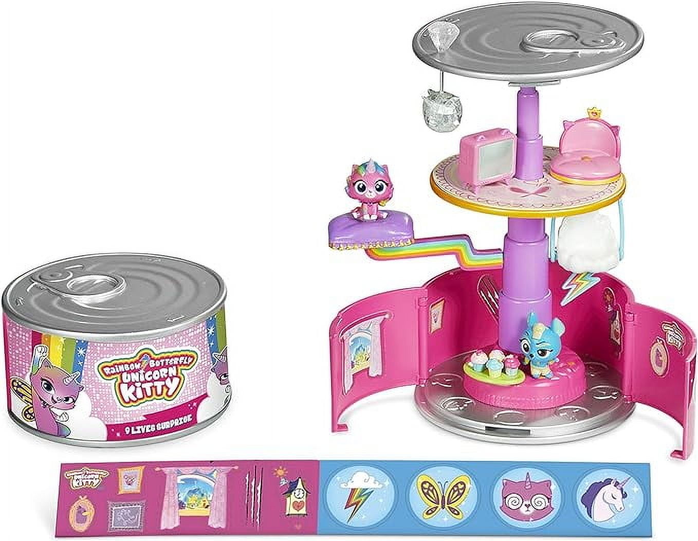 Rainbow Butterfly Unicorn Kitty 9 Lives Surprise. Styles May Vary from Shown, Multi Colered