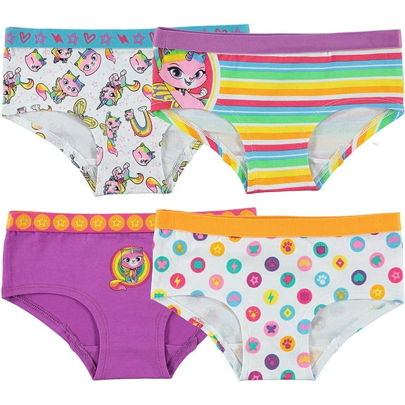 Rainbow Butterfly Unicorn Kitty Girls' RBUK 4PK REATIVE, Assorted, 10