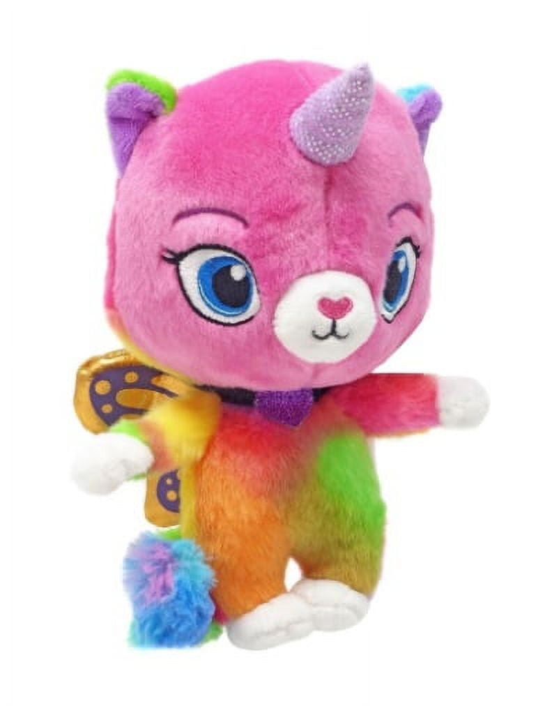 Rainbow Butterfly Unicorn Kitty Lightweight Stuffed Animals & Plush Toys, 8"