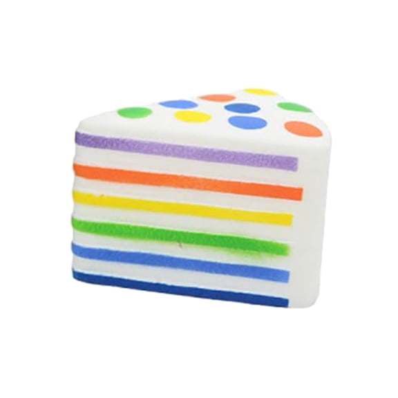 Rainbow Cake Squishing, Squeeze Cake Block, Stress Relief Soft, Unbreakable Cake Figurine Simulation Cake Food Squeeze - Need Nice Cube