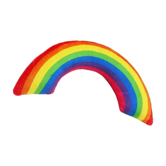 Rainbow Catnip Cat Toy, Chewable Plush Cat Pillow With Creative Rainbow Design For Teeth Grinding, Pet Supplies For Indoor Cats, Kittens - Ideal For Playtime, Napping, Cuddling
