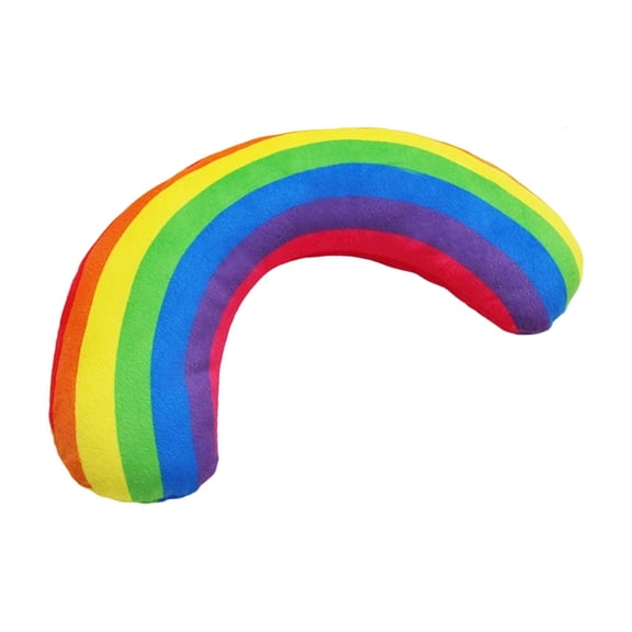 Rainbow Catnip Cat Toy, Teeth Grinding Chewable Plush Cat Pillow With Creative Rainbow Shape, For Cats, Pet Supplies For Kittens To Play And Rest -