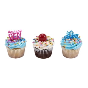 Rainbow Celebration Cupcakes