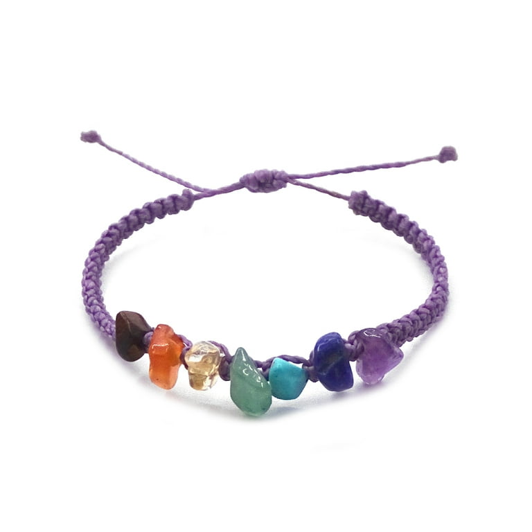 Rainbow Magnesite Gem Chip Bracelet Sterling Silver Handmade Rainbow Magnesite Gem Chip Bracelet Sterling Silver Handmade