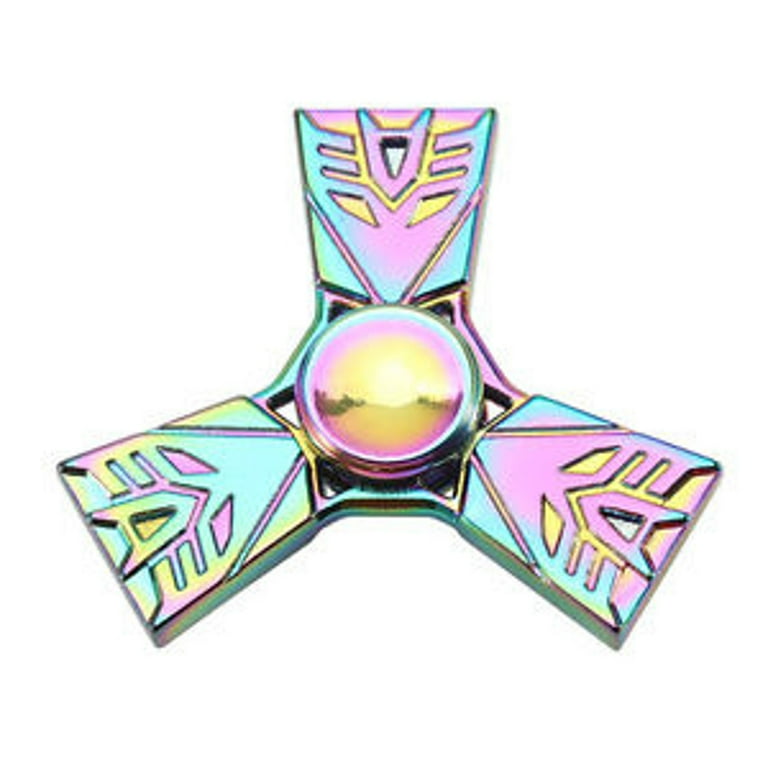 Rainbow Chameleon Transformers Metal EDC Fidget Spinner