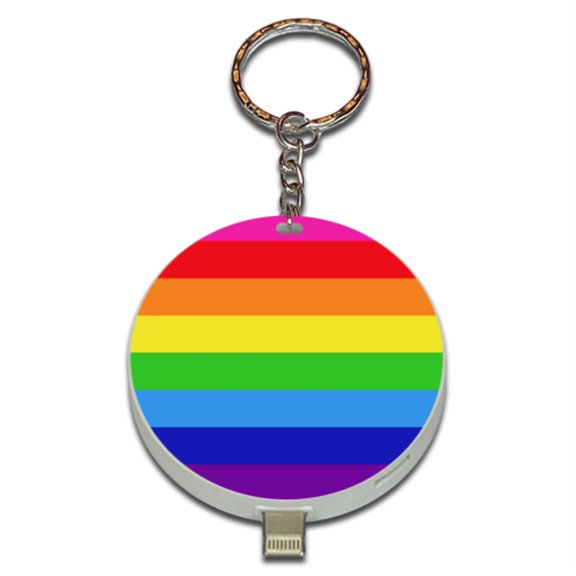 Rainbow Charger Power Bank Key-Chain