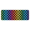 thumbnail image 1 of Rainbow Checkered Pattern Kitchen Rug Mat,Kitchen Runner Rugs Non Skid Washable,Decorative Kitchen Floor Mats for Kitchen,Sink,Laundry,17"x47.2", 1 of 7