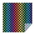 thumbnail image 1 of Rainbow Checkered Pattern Square Tablecloth,Waterproof Square Table Cover,Wipeable Spillproof Washable Table Cover for Home Kitchen Party Decor 42"X42"(107x107cm), 1 of 6