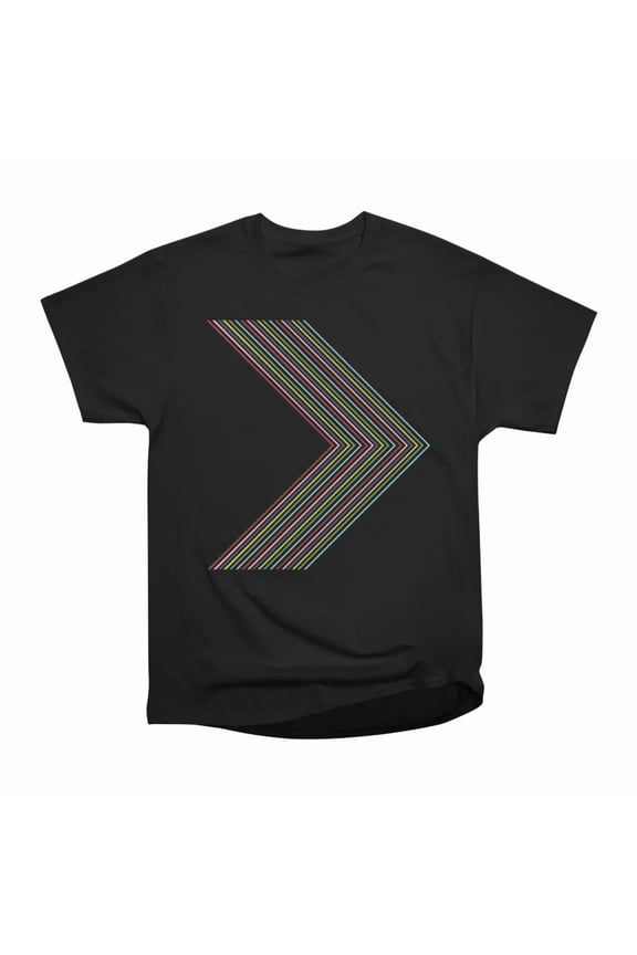 Rainbow Chevron Grey T-Shirt Tee Gift For Him Merch For Her Apparel For Friend