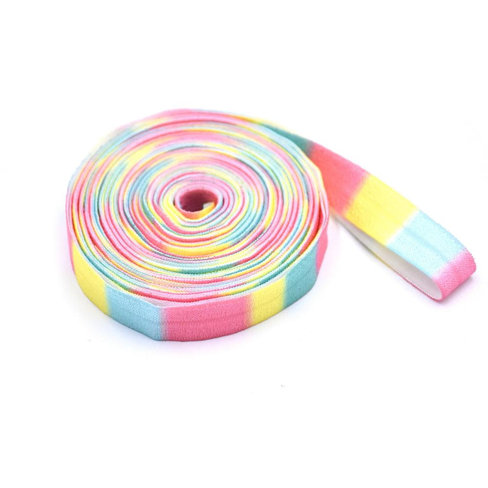 Rainbow Children Stretching Elastic Rubber Band Jump Rope Kids Classic