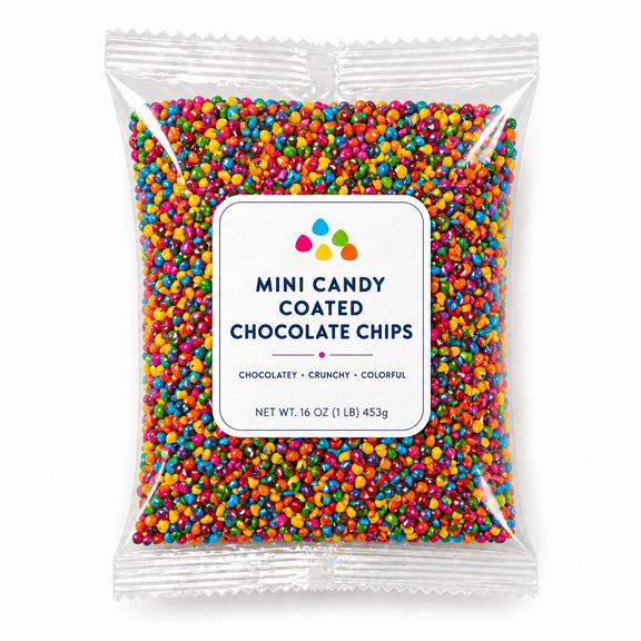 Rainbow Chocolate Drops Candy Coated Chocolate Pieces