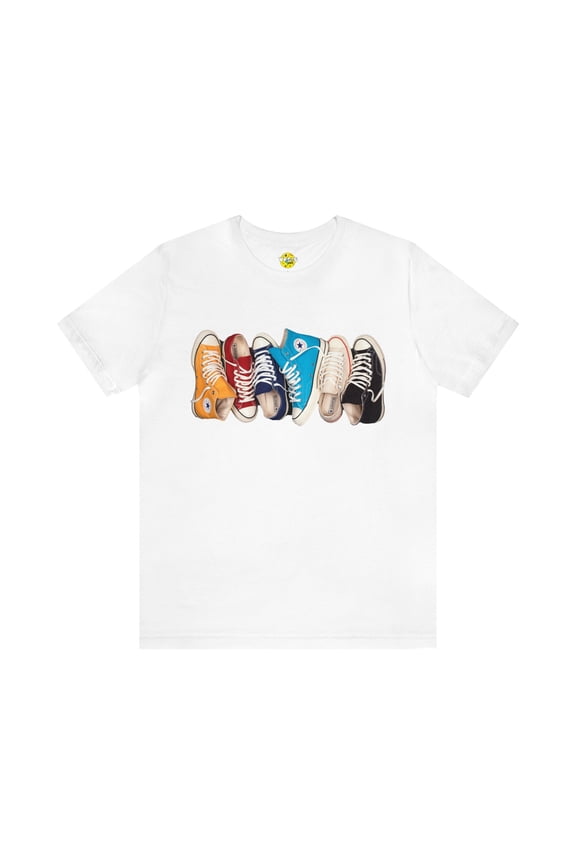 Rainbow Chuck Taylor All Stars T-Shirt - Colorful Sneaker Lover