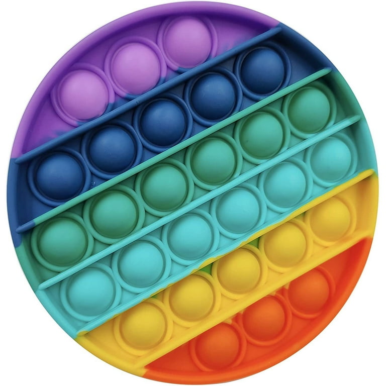 Bee Shape Push Pop Rainbow Bubble Fidget - China Pop It and Pop Fidget  price