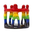 thumbnail image 1 of Rainbow Circle of Friends Painted Sculpture 3 to 3.5 inch, 1 of 2