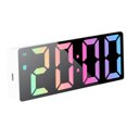 thumbnail image 1 of Rainbow Clock for Bedrooms Upgraded Version Digital LED Alarm Clock Black with Type C Port Adjustable Brightness DST Snooze 24H Display for Bedroom Home Office, 1 of 3