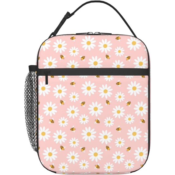 Rainbow Cloud Abstract Boho Insulated Lunch Bag, Lunch Box for Office Travel, Lunch Bag for Men and Women