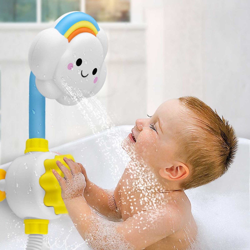 Rainbow Cloud Spray Water Toy Bathing Toy Strongly Absorbent Bathtub