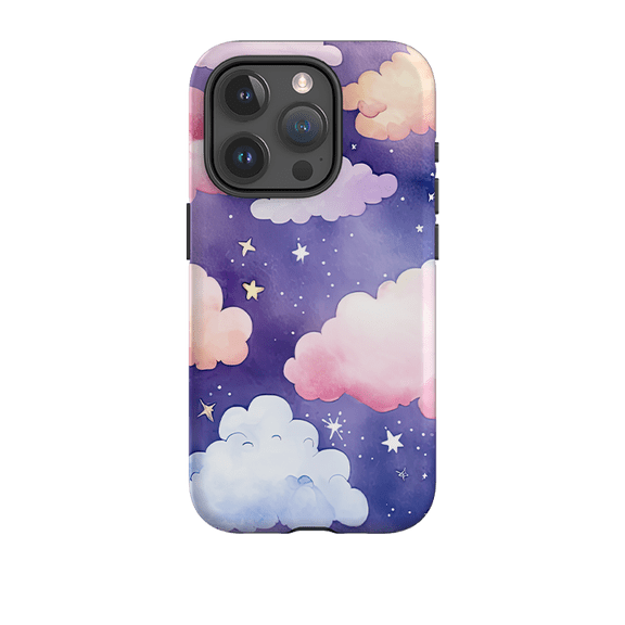 Rainbow Clouds IV Cute Weather Phone Case for iPhone 16 15 14 13 12 11 Pro Max