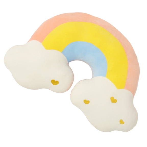 Rainbow Clouds Pillow Plushie Cushion Soft and Comfortable for Bedroom Offices Beautification