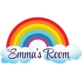 thumbnail image 1 of Rainbow Clouds Sky Colorful Rainbows Customized Wall Decal - Custom Vinyl Wall Art - Personalized Name - Baby Girls Boys Kids Bedroom Wall Decal Room Decor Wall Stickers Decoration Size (20x40 inch), 1 of 2