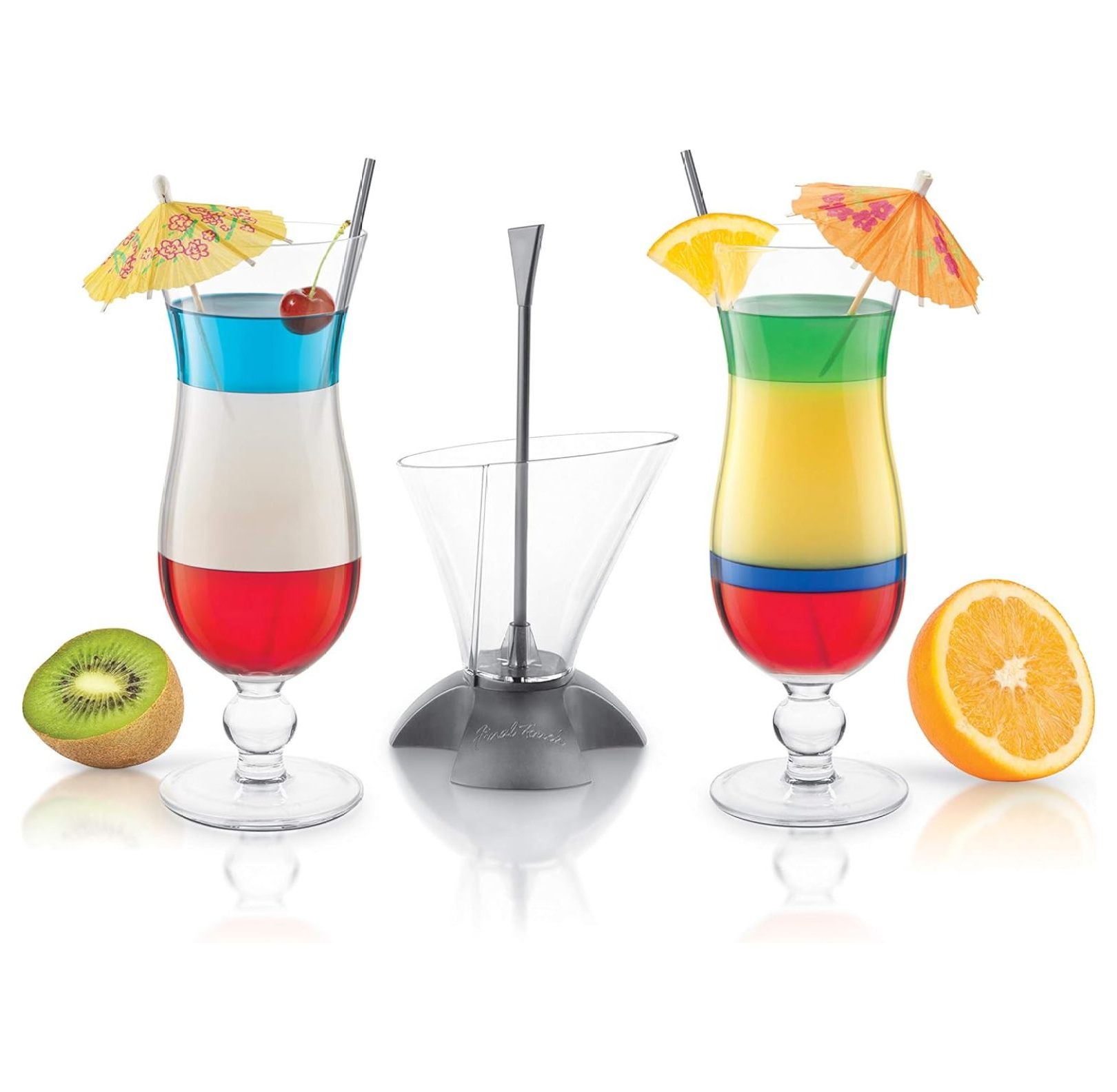 Rainbow Cocktail Layering Tool Set Create Perfectly Layered Drinks