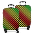 thumbnail image 1 of Rainbow Color Checkered Pattern Luggage Cover Fashion Suitcase Cover Baggage Covers Fit 25-28 Inch Luggage (Go Travel), 1 of 3