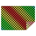 thumbnail image 1 of Rainbow Color Checkered Pattern Rectangle Tablecloth 60"x84",Waterproof Polyester Rectangle Table Cloth, Wipeable Spillproof Polyester Tablecloth for Dining, Camping, Indoor and Outdoor, 1 of 5