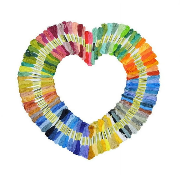 Amacok Color Embroidery Threads Bracelets Crafts Floss 55Pc 105Pc