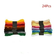 Rainbow Color Embroidery Floss for Cross Stitch, Cross Stitch Embroidery Thread Cotton, Polyester Thread for Hand Embroidery Friendship Bracelets, DIY Craft Sewing Supplies